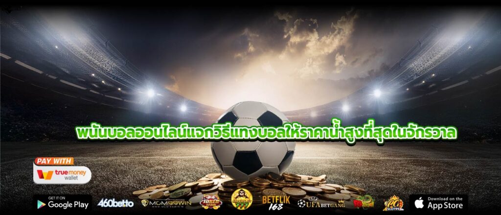 พนันบอลออนไลน์แจกวิธีแทงบอลให้ราคาน้ำสูงที่สุดในจักรวาล